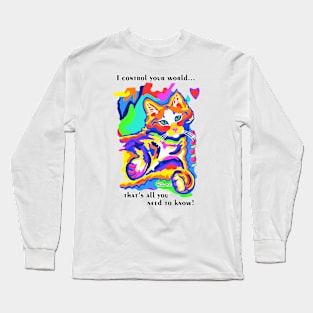 PicatsoCats Lazy-Kitty Long Sleeve T-Shirt